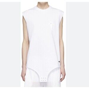 Champion White Sleeveless Shirt